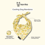 Cooling Dog Bandana - Lemonade