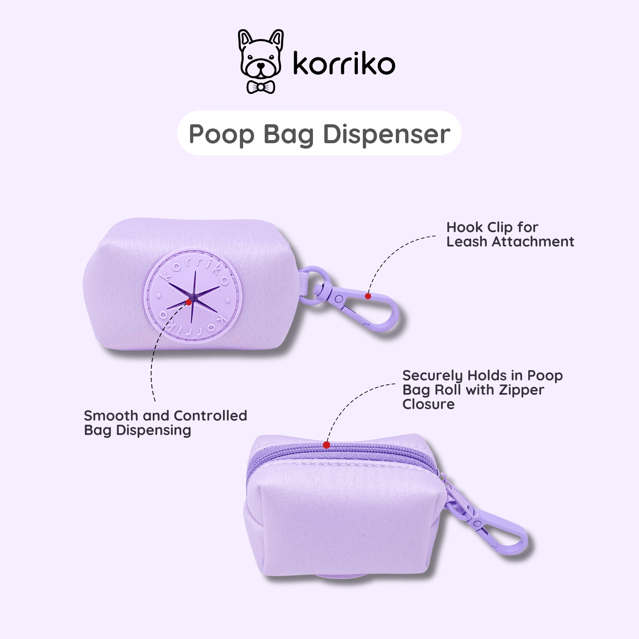 Essential Exploration No-Pull Harness Walk Set - Lilac (3-Piece) (Final Sale)
