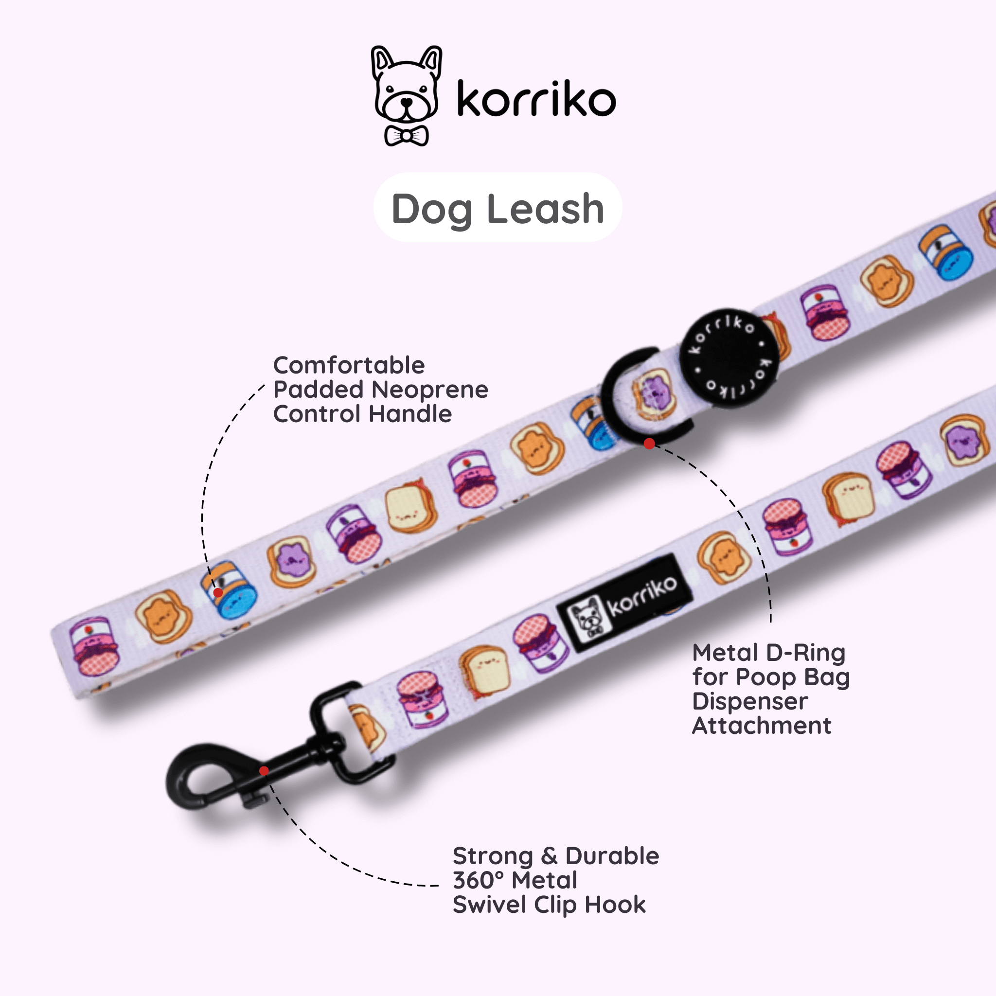 Essential Step-In Harness Walk Set - Peanut Butter Jelly (3-Piece)