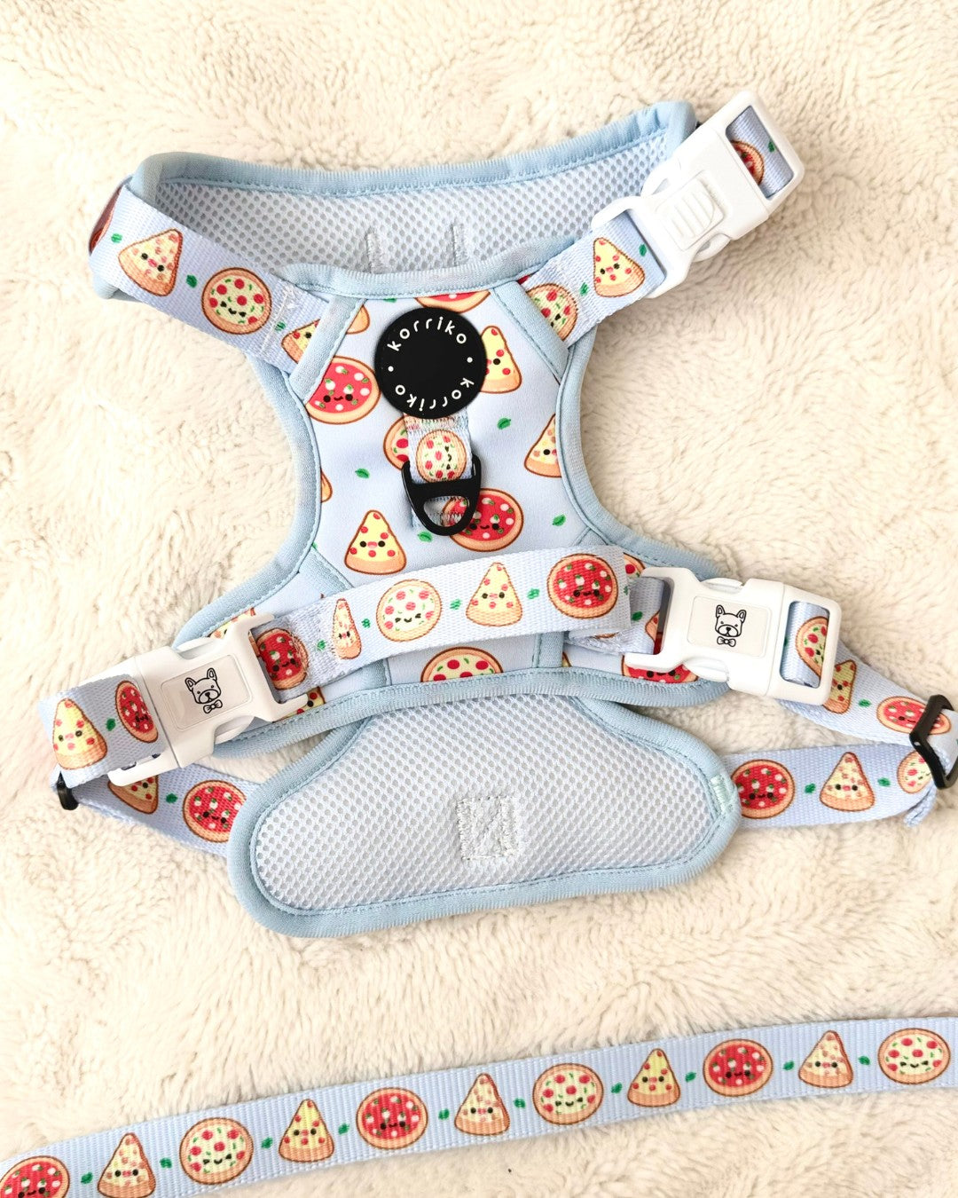 Essential Exploration No-Pull Harness Walk Set - Pizza (3-Piece)
