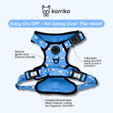 Essential Exploration No-Pull Harness Walk Set - Shark (3-Piece)