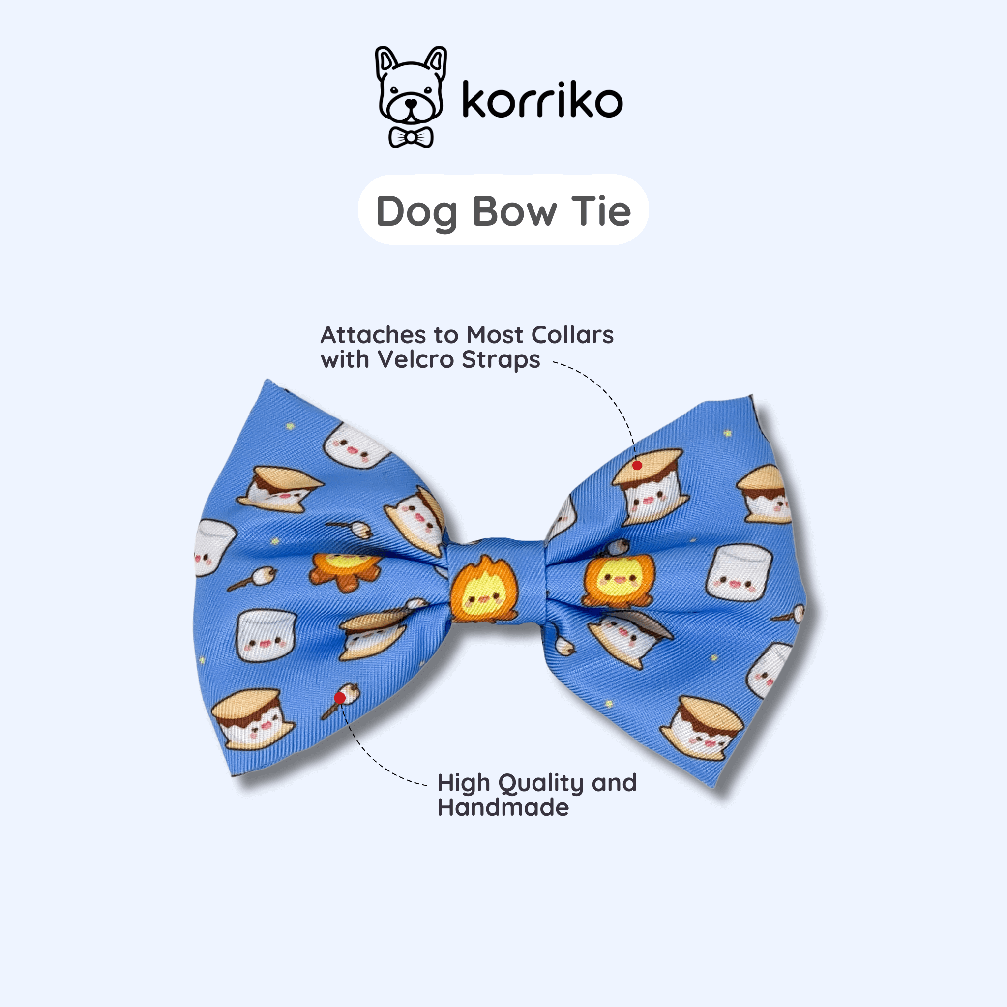Dog Bow Tie - S'mores