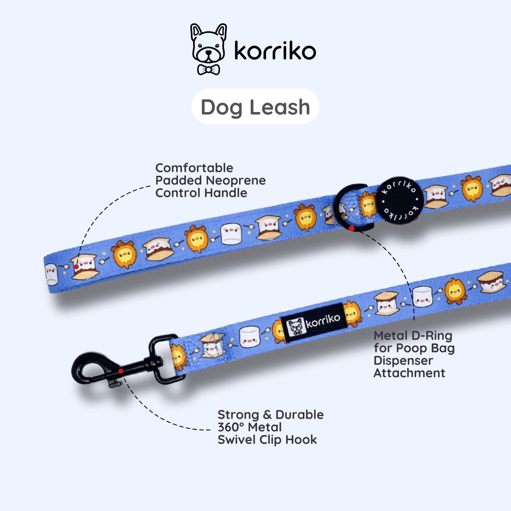 Dog Leash - S'mores