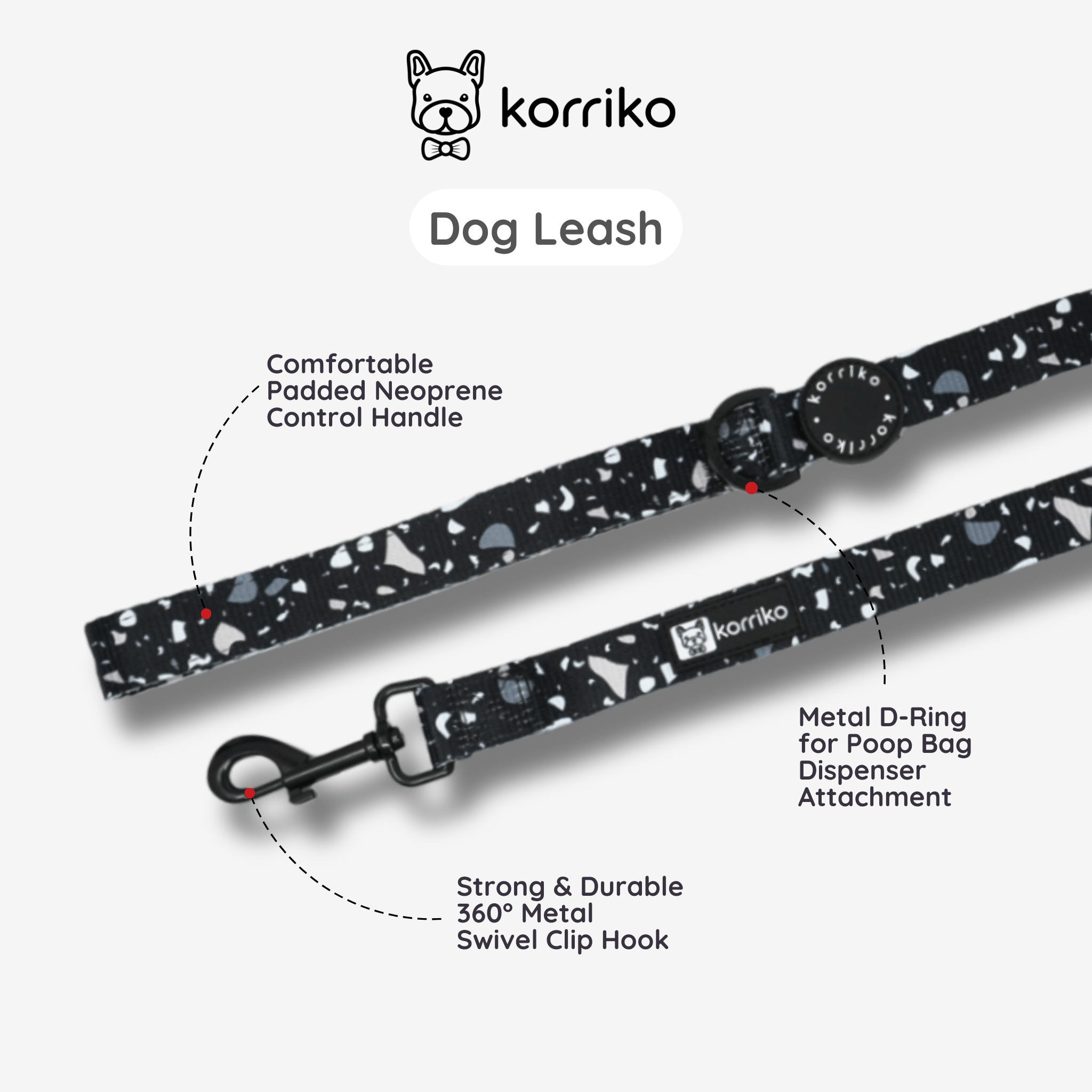 Dog Leash - Terrazzo (Final Sale)