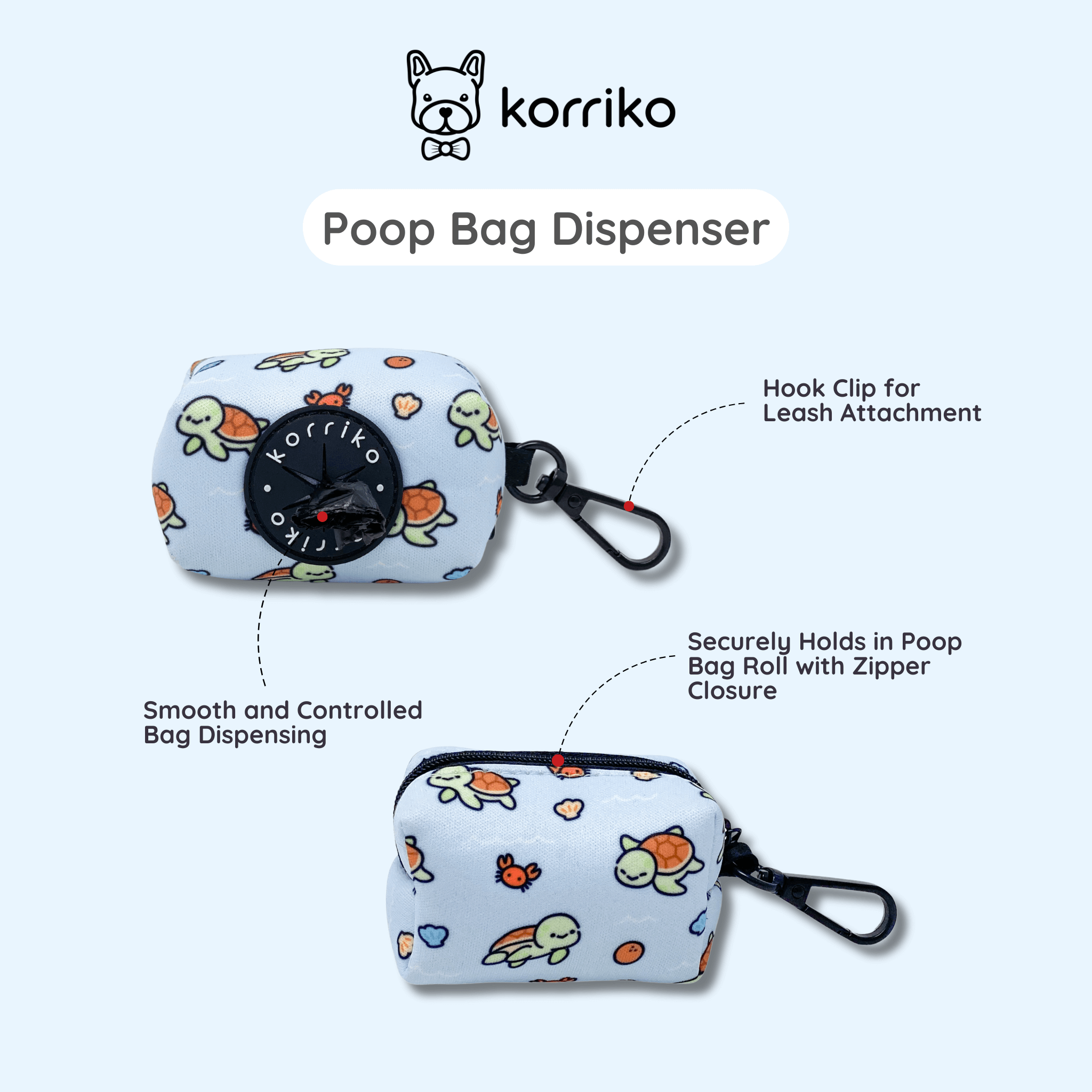 Poop Bag Dispenser - Under The Sea