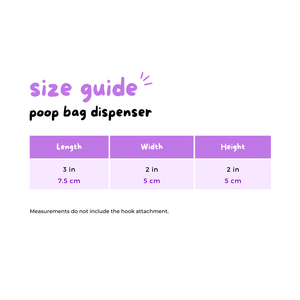 Poop Bag Dispenser - Rosa (Final Sale)