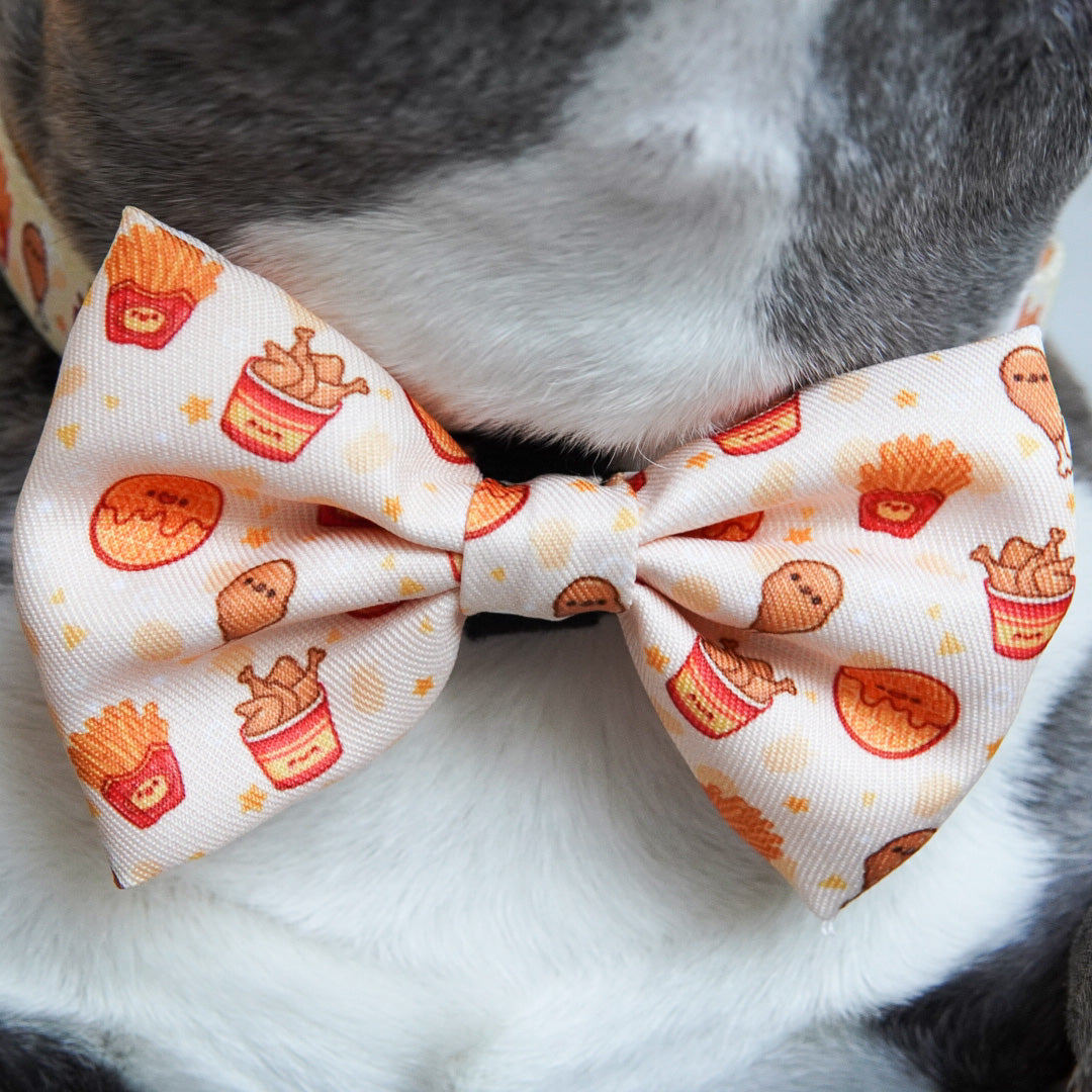 Dog Bow Tie - Chicken & Waffles (Final Sale)