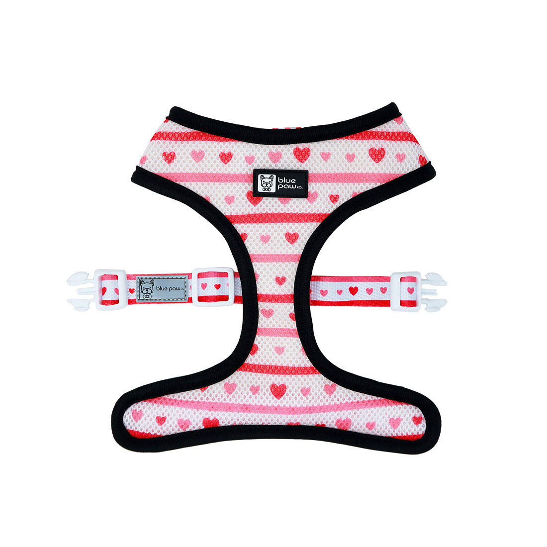 Reversible Dog Harness - Hearts & Horns (Blue Paw Co. - FINAL SALE)