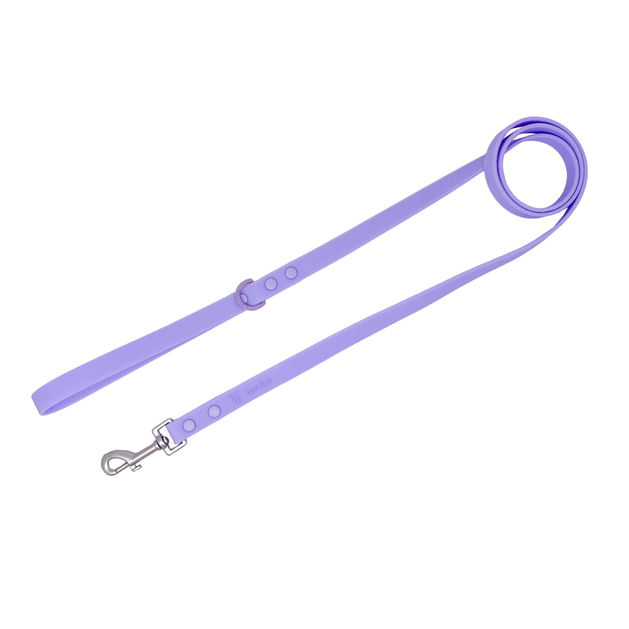 Waterproof PVC Dog Leash - Lilac (Final Sale)