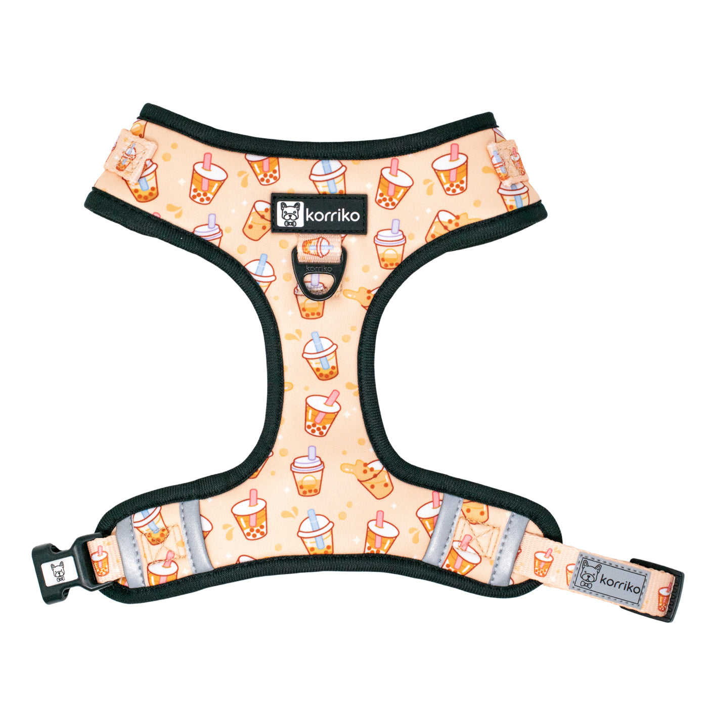 Adjustable Dog Harness - Milk Tea