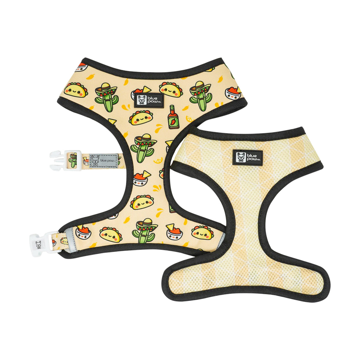 Reversible Dog Harness - Taco Fiesta (Blue Paw Co. - FINAL SALE)