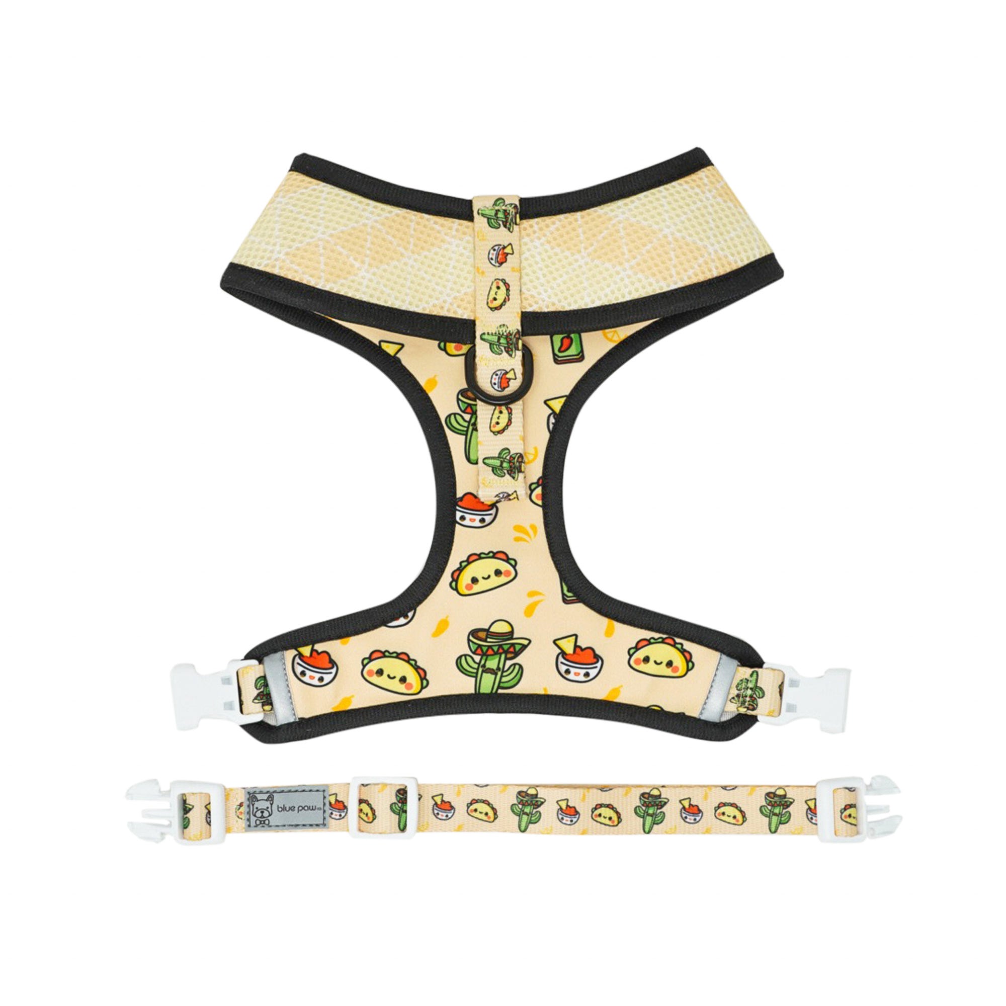 Reversible Dog Harness - Taco Fiesta (Blue Paw Co. - FINAL SALE)