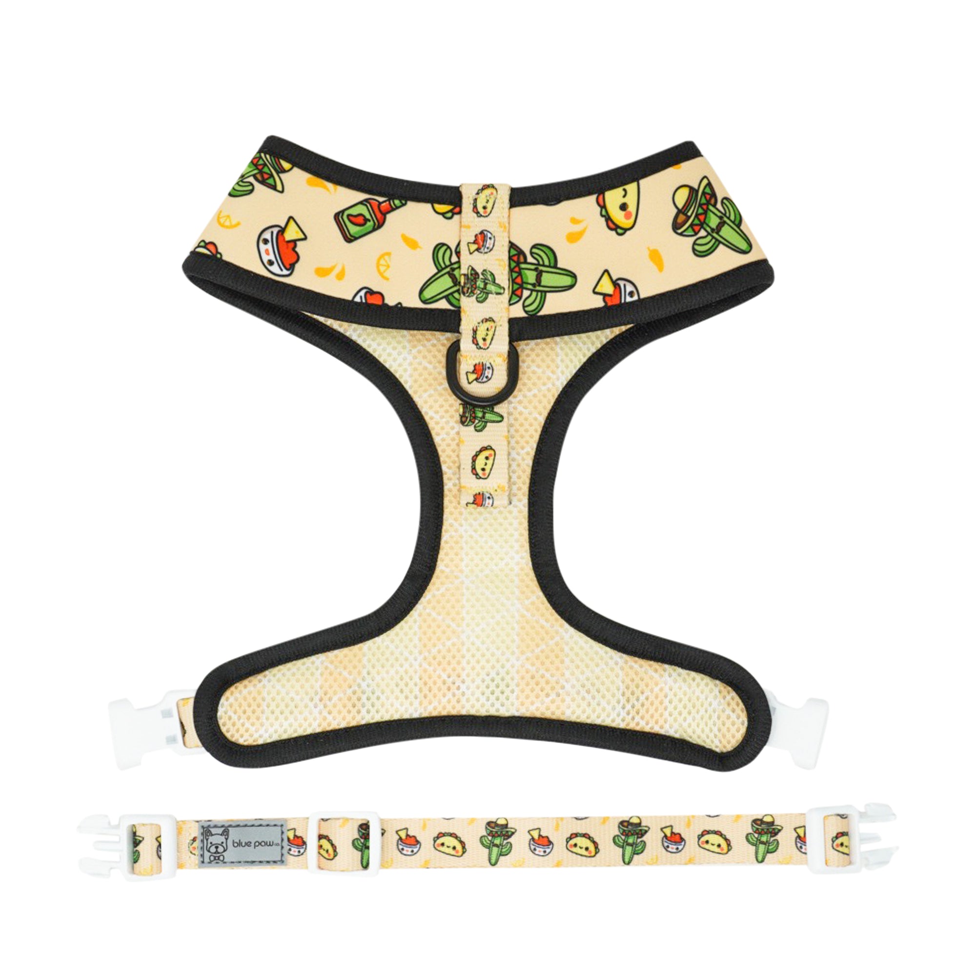 Reversible Dog Harness - Taco Fiesta (Blue Paw Co. - FINAL SALE)