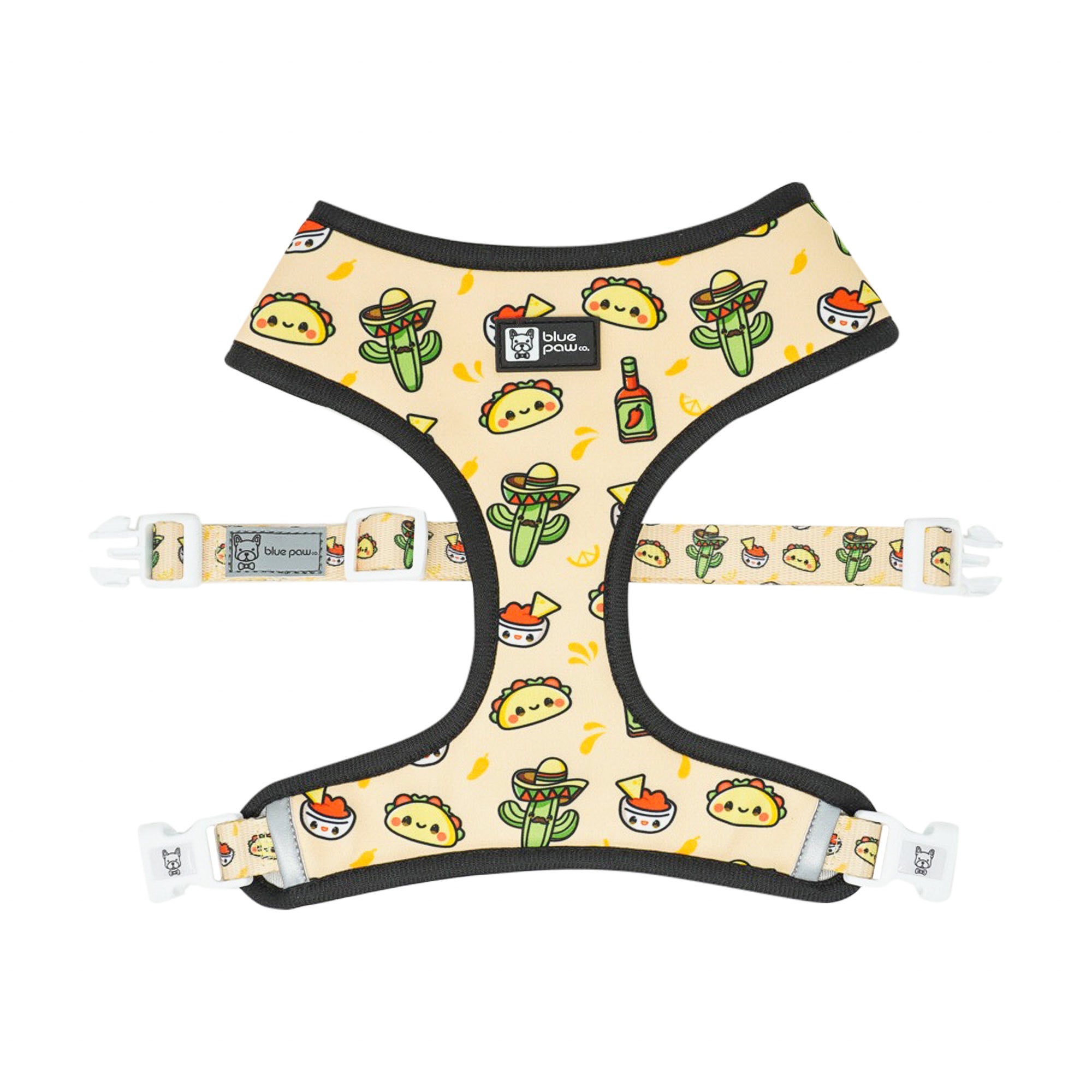 Reversible Dog Harness - Taco Fiesta (Blue Paw Co. - FINAL SALE)